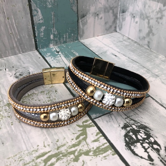 Unbranded Jewelry - Fashion Bracelets With Magnetic Clasp Lot of 2 NEW